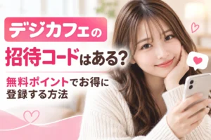 デジカフェの招待コードはある？無料ポイントでお得に登録する方法